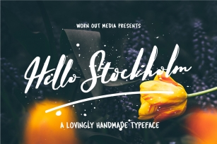 Hello Stockholm - Handmade Typeface Font Download