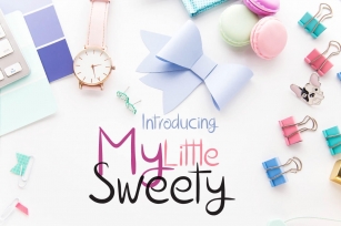 The My Little Sweety Font Font Download