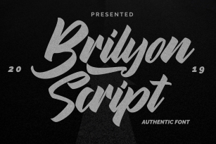 Brylion Script | Unique Authentic Font Font Download