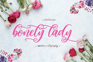 Bonety Lady Font Download