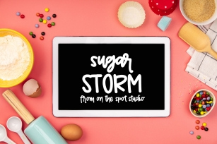 Sugar Storm Font Download