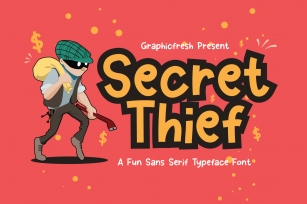 Secret Thief - A Cute Sans Font Font Download