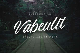 Vabeulit script font Font Download