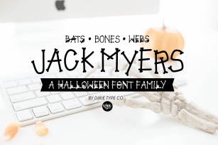 JACK MYERS a Halloween Font Family Font Download