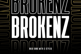Brokenz Font Download