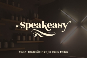 Speakeasy | A Classy Serif Font Download