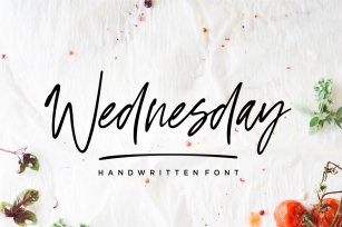 Wednesday Vibes - Handwritten Font Font Download