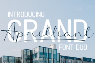 Grand Aprilliant Duo Font Download