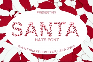 Santa Hat Font - A Fun Christmas Font Font Download