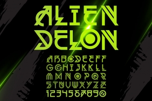 Alien Delon Font Download