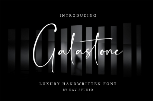 Galastone - Handwritten Font Font Download
