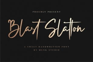 Blast Slatton Font Download