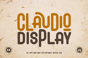 Claudio - Display Font Font Download
