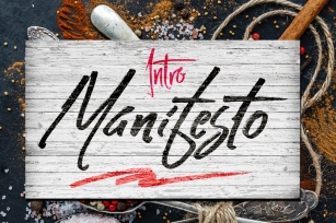 Manifesto FONTS TRIO Font Download
