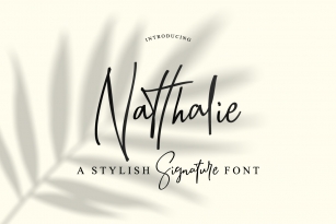 Natthalie Signature Font Download