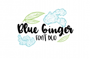 Blue Ginger Font Duo Font Download