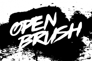 OPENBRUSH TYPEFACE Font Download