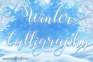 Winter Calligraphy Font Download