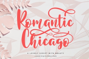 Romantic Chicago a Lovely Handwritten Script Font Download