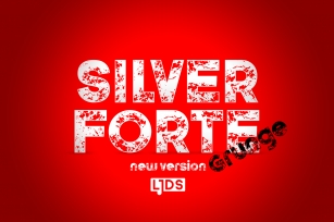 Silver forte Grunge Font Download