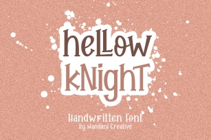 Hellow Knight  A Fun Handwritten Font Font Download