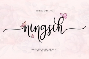 Ningsih Script | Luxury Font Font Download