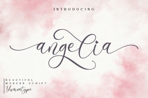Angelia - Lovely Script Font Download