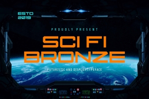 Bronze Modern and Futuristic Font Font Download