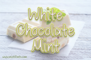 White Chocolate Mint Font Download