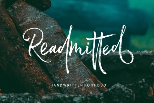 Readmitted Font Duo Font Download