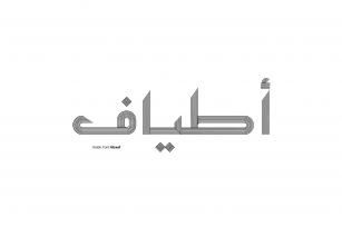 Atyaaf - Arabic Font Font Download