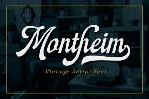 Montheim Script Font Download