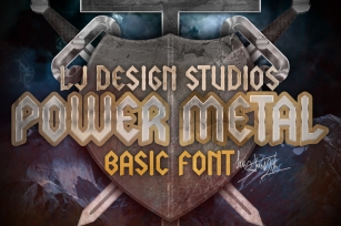 LJ Power metal Font Font Download