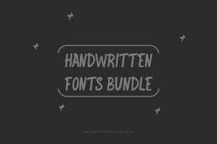 Handwritten fonts bundle Font Download