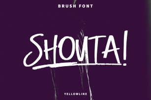 Shouta! Brush Font Font Download
