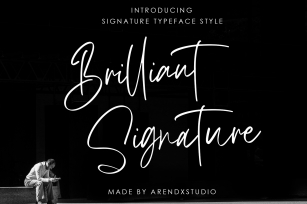 Brilliant Signature Logotype Font Font Download