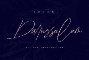 Brunei Darussalam Font Download