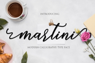 martini script Font Download