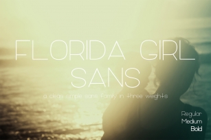 Florida Girl Sans Family Font Download