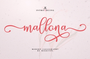 The lovely new Mallona Script! Font Download