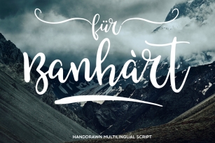 Fur Banhart Script Font Download
