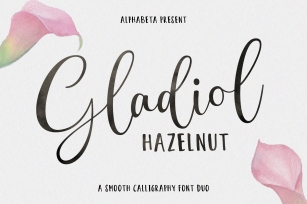 Gladiol Haze Script | Duo Font Font Download