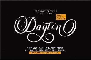Dayton - Elegant Calligraphy Font Download