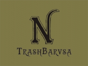Trash Barusa Font Download