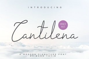 Cantilena - Signature Font Font Download