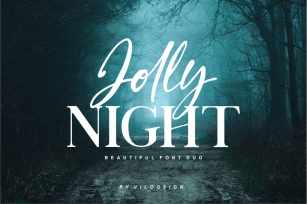 Jolly Night Font Duo Font Download