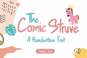 The Comic Struve - Playful Kids Font Font Download