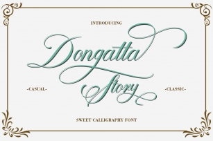 Dongatta Story Font Download