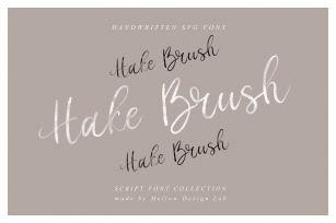 Hake Brush Font Download