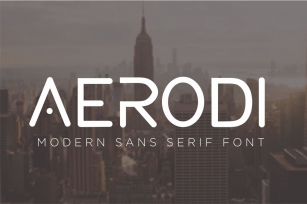 AERODI - Modern Sans Serif Font Download